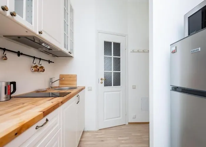 Lägenhet Cozy 1-bedr In The Centre Near Old Town With Private Parking